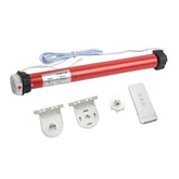 DIY 24V Electric Roller Blinds/Shades Radio DC Tubular Motor Kit, Smart Blinds with Remote Control Compatible 1½" (38mm) Extruded Aluminum